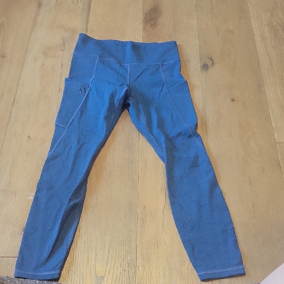 Athleta Blue Athletic Leggings Size small - Picture 1 of 5